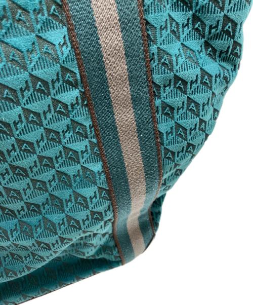 ANYA HINDMARCH（アニヤ・ハインドマーチ）ANYA HINDMARCH (アニヤ・ハインドマーチ) ポントトート ベルベット グリーンの古着・服飾アイテム