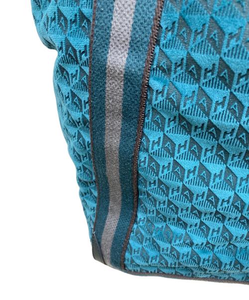 ANYA HINDMARCH（アニヤ・ハインドマーチ）ANYA HINDMARCH (アニヤ・ハインドマーチ) ポントトート ベルベット グリーンの古着・服飾アイテム