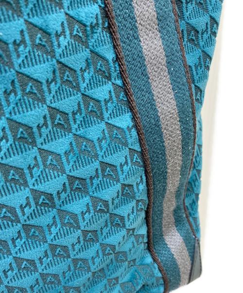 ANYA HINDMARCH（アニヤ・ハインドマーチ）ANYA HINDMARCH (アニヤ・ハインドマーチ) ポントトート ベルベット グリーンの古着・服飾アイテム