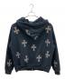 Unknown london (アンノウンロンドン) Rhinestone Zip Hoodie/ラインストーン ジップ フーディー ブラック サイズ:L：12000円