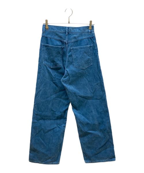 AURALEE（オーラリー）AURALEE (オーラリー) PIGMENT DYE FINX CORDUROY WIDE 5P PANTS/ピグメントダイフィンクスコーデュロイワイド5ポケットパンツ ブルー サイズ:Sの古着・服飾アイテム