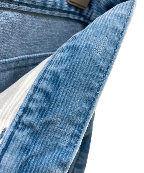 AURALEE（オーラリー）AURALEE (オーラリー) PIGMENT DYE FINX CORDUROY WIDE 5P PANTS/ピグメントダイフィンクスコーデュロイワイド5ポケットパンツ ブルー サイズ:Sの古着・服飾アイテム