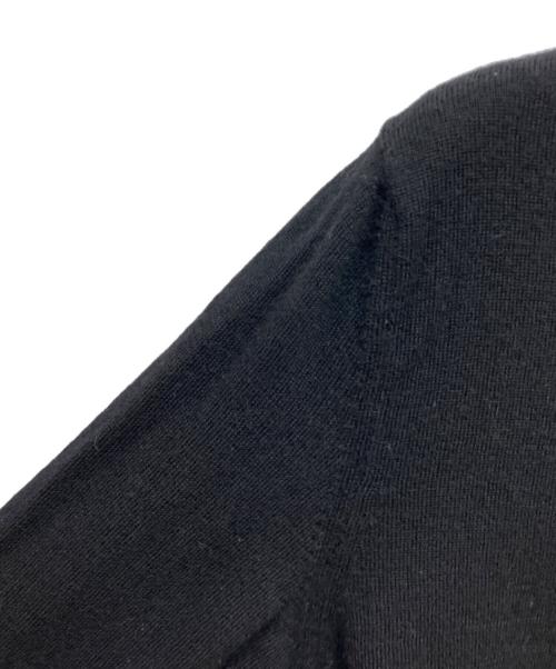BLACK COMME des GARCONS（ブラックコムデギャルソン）BLACK COMME des GARCONS (ブラックコムデギャルソン) ウサギ柄ニットプルオーバー ブラック サイズ:Sの古着・服飾アイテム