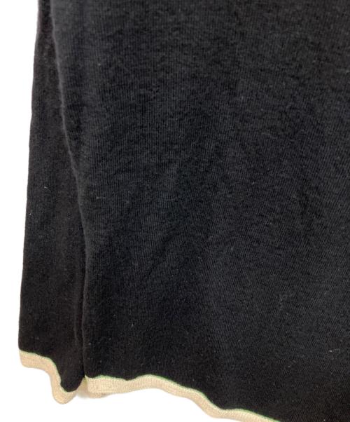 BLACK COMME des GARCONS（ブラックコムデギャルソン）BLACK COMME des GARCONS (ブラックコムデギャルソン) ウサギ柄ニットプルオーバー ブラック サイズ:Sの古着・服飾アイテム