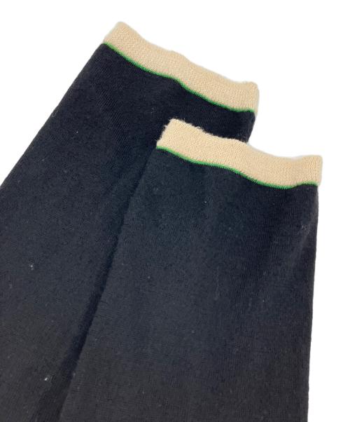 BLACK COMME des GARCONS（ブラックコムデギャルソン）BLACK COMME des GARCONS (ブラックコムデギャルソン) ウサギ柄ニットプルオーバー ブラック サイズ:Sの古着・服飾アイテム