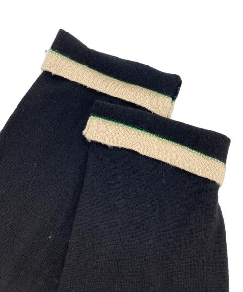 BLACK COMME des GARCONS（ブラックコムデギャルソン）BLACK COMME des GARCONS (ブラックコムデギャルソン) ウサギ柄ニットプルオーバー ブラック サイズ:Sの古着・服飾アイテム