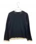 BLACK COMME des GARCONS (ブラックコムデギャルソン) ウサギ柄ニットプルオーバー ブラック サイズ:S：7000円
