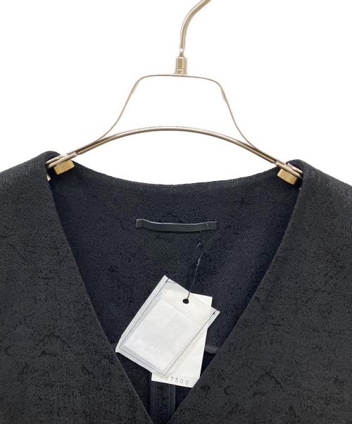 .less（レス）.less (レス) ジレ ブラック サイズ:Freeの古着・服飾アイテム