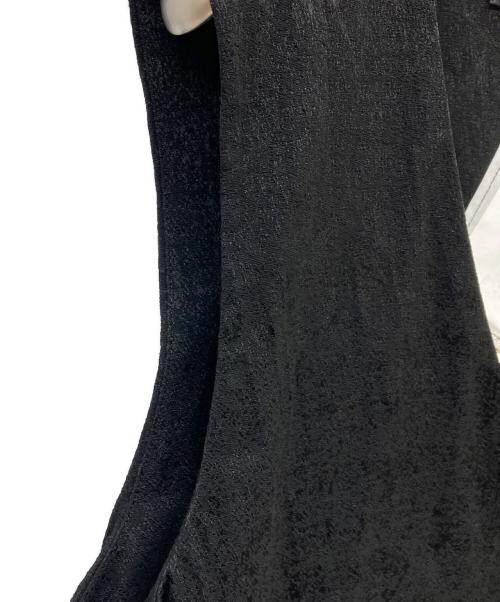 .less（レス）.less (レス) ジレ ブラック サイズ:Freeの古着・服飾アイテム