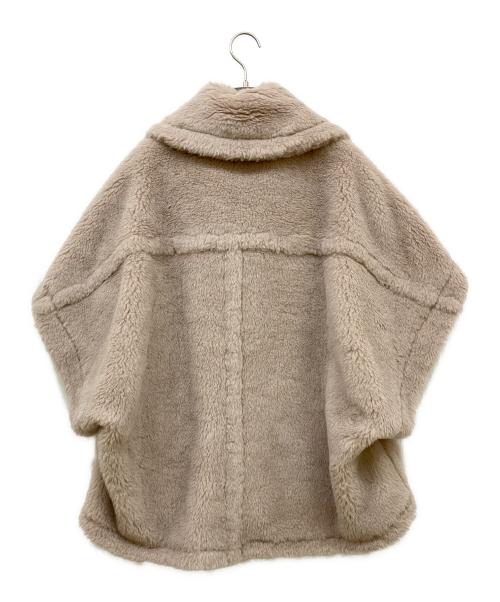 MaxMara（マックスマーラ）MaxMara (マックスマーラ) テディベアケープ ポンチョ ライトピンク サイズ:42 未使用品の古着・服飾アイテム