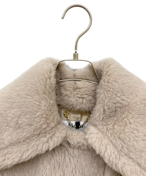 MaxMara（マックスマーラ）MaxMara (マックスマーラ) テディベアケープ ポンチョ ライトピンク サイズ:42 未使用品の古着・服飾アイテム