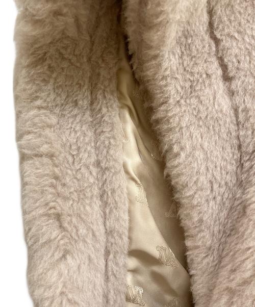 MaxMara（マックスマーラ）MaxMara (マックスマーラ) テディベアケープ ポンチョ ライトピンク サイズ:42 未使用品の古着・服飾アイテム