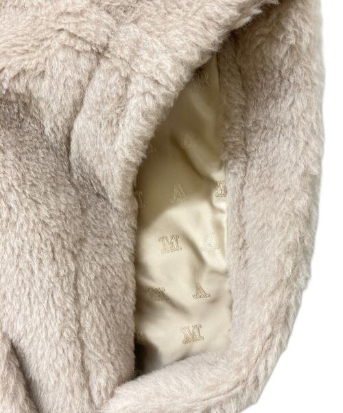 MaxMara（マックスマーラ）MaxMara (マックスマーラ) テディベアケープ ポンチョ ライトピンク サイズ:42 未使用品の古着・服飾アイテム