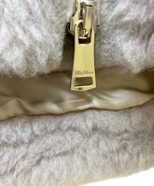 MaxMara（マックスマーラ）MaxMara (マックスマーラ) テディベアケープ ポンチョ ライトピンク サイズ:42 未使用品の古着・服飾アイテム