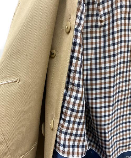 Aquascutum（アクアスキュータム）Aquascutum (アクアスキュータム) BASIC TRENCH COAT MAXI ベージュ サイズ:8の古着・服飾アイテム