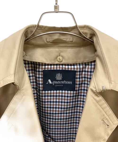 Aquascutum（アクアスキュータム）Aquascutum (アクアスキュータム) BASIC TRENCH COAT MAXI ベージュ サイズ:8の古着・服飾アイテム