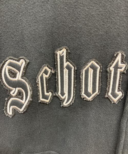 Schott（ショット）Schott (ショット) STADIUM SWEAT JACKET ブラック サイズ:Mの古着・服飾アイテム