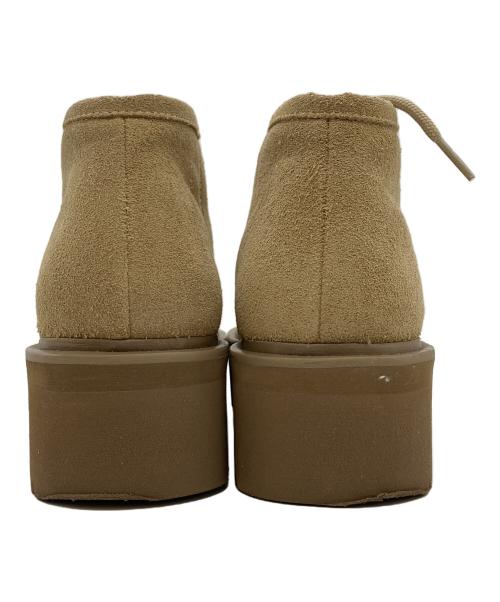 Caminando（カミナンド）Caminando (カミナンド) MOC SHORT BOOTS BEIGE SUEDE/モックショートブーツベージュスエード ベージュ サイズ:8の古着・服飾アイテム