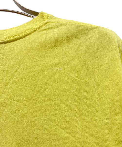 stussy（ステューシー）stussy (ステューシー) 恐竜 プリントTシャツ イエロー サイズ:Mの古着・服飾アイテム