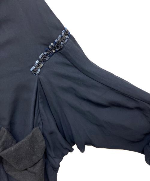 COMME des GARCONS（コムデギャルソン）COMME des GARCONS (コムデギャルソン) スパンコール刺繍ジャケット ネイビー サイズ:Mの古着・服飾アイテム