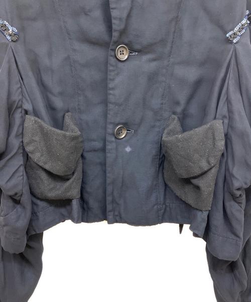 COMME des GARCONS（コムデギャルソン）COMME des GARCONS (コムデギャルソン) スパンコール刺繍ジャケット ネイビー サイズ:Mの古着・服飾アイテム