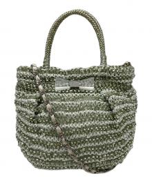 ANTEPRIMA（アンテプリマ）の古着「2WAYワイヤーバッグ」｜ミントグリーン