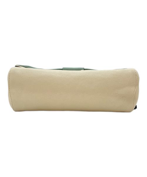 Chloe（クロエ）Chloe (クロエ) June Bow Small Shoulder Bag ホワイト×グリーンの古着・服飾アイテム