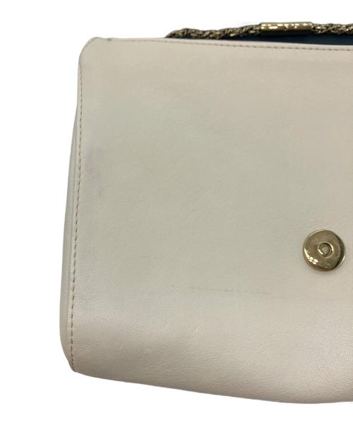 Chloe（クロエ）Chloe (クロエ) June Bow Small Shoulder Bag ホワイト×グリーンの古着・服飾アイテム
