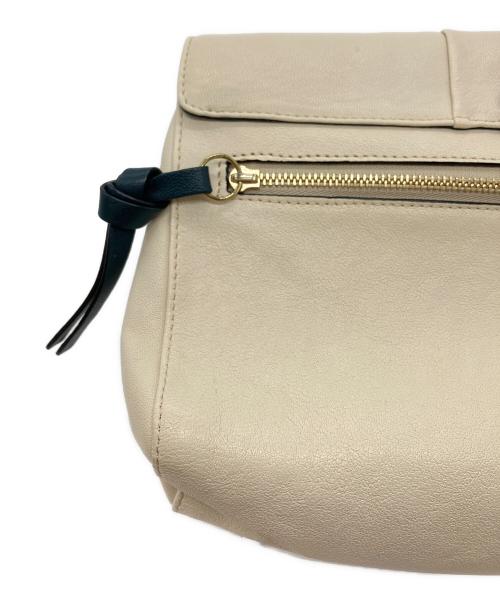 Chloe（クロエ）Chloe (クロエ) June Bow Small Shoulder Bag ホワイト×グリーンの古着・服飾アイテム