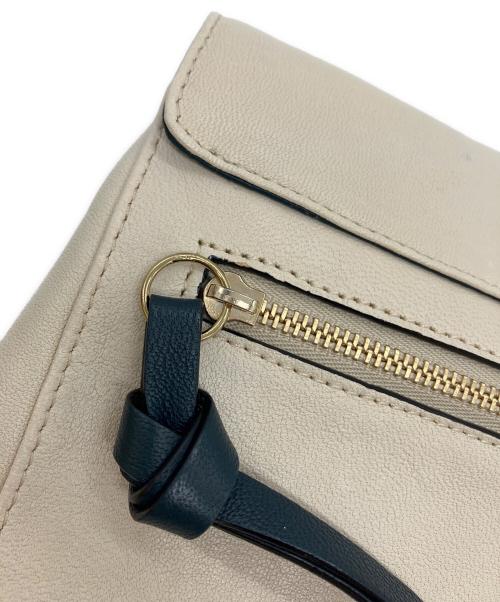 Chloe（クロエ）Chloe (クロエ) June Bow Small Shoulder Bag ホワイト×グリーンの古着・服飾アイテム