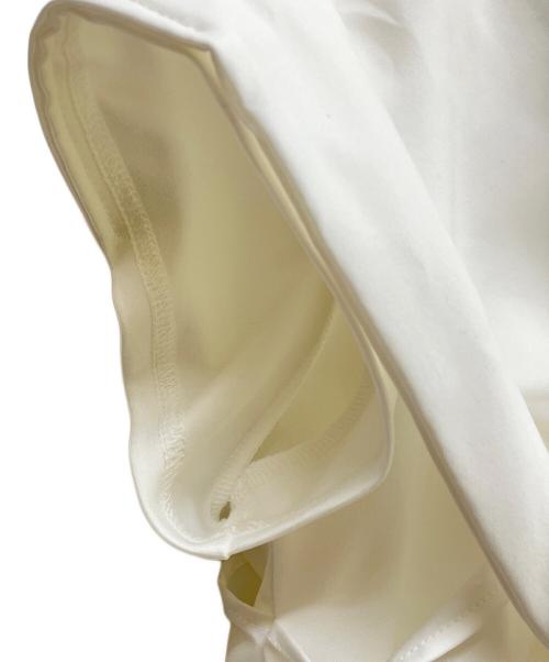 cygne（シーニュ）cygne (シーニュ) リボンオフショルトップス Paniel ホワイト サイズ:1の古着・服飾アイテム
