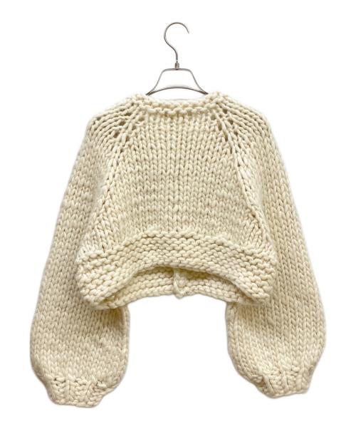 THE TOE（ザ・トゥー）THE TOE (ザ・トゥー) Enfield handmade cardigan アイボリー サイズ:Fの古着・服飾アイテム
