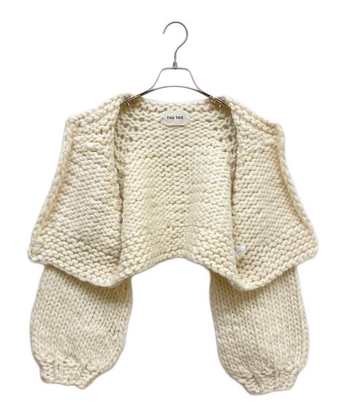 THE TOE（ザ・トゥー）THE TOE (ザ・トゥー) Enfield handmade cardigan アイボリー サイズ:Fの古着・服飾アイテム