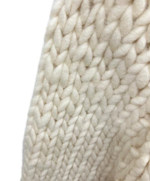THE TOE（ザ・トゥー）THE TOE (ザ・トゥー) Enfield handmade cardigan アイボリー サイズ:Fの古着・服飾アイテム
