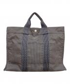 HERMESエルメス）の古着「エールライン MMトートバッグ」｜グレー