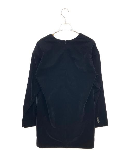 STYLE MIXER（スタイルミキサー）STYLE MIXER (スタイルミキサー) テーラーベルベットミニワンピース ブラック サイズ:Sの古着・服飾アイテム