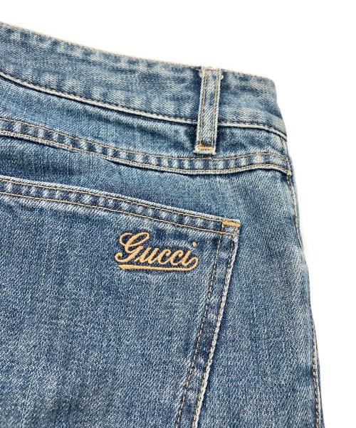GUCCI（グッチ）GUCCI (グッチ) デニムパンツ インディゴ サイズ:Mの古着・服飾アイテム