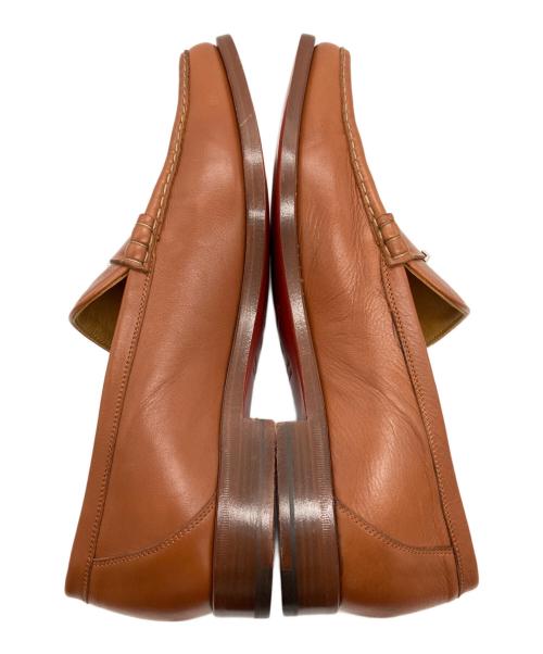 HERMES（エルメス）HERMES (エルメス) コンスタンスレザーローファー ブラウン サイズ:42の古着・服飾アイテム