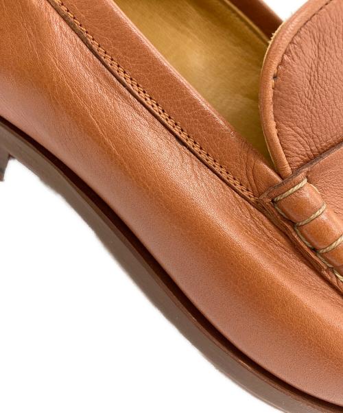 HERMES（エルメス）HERMES (エルメス) コンスタンスレザーローファー ブラウン サイズ:42の古着・服飾アイテム
