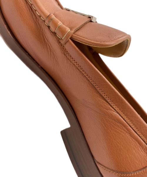 HERMES（エルメス）HERMES (エルメス) コンスタンスレザーローファー ブラウン サイズ:42の古着・服飾アイテム