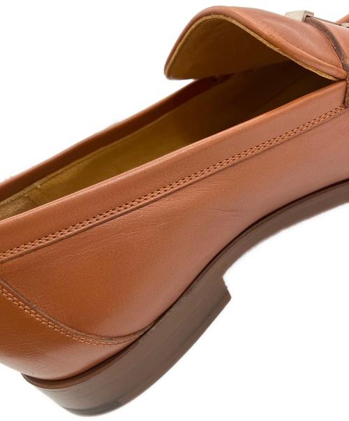 HERMES（エルメス）HERMES (エルメス) コンスタンスレザーローファー ブラウン サイズ:42の古着・服飾アイテム