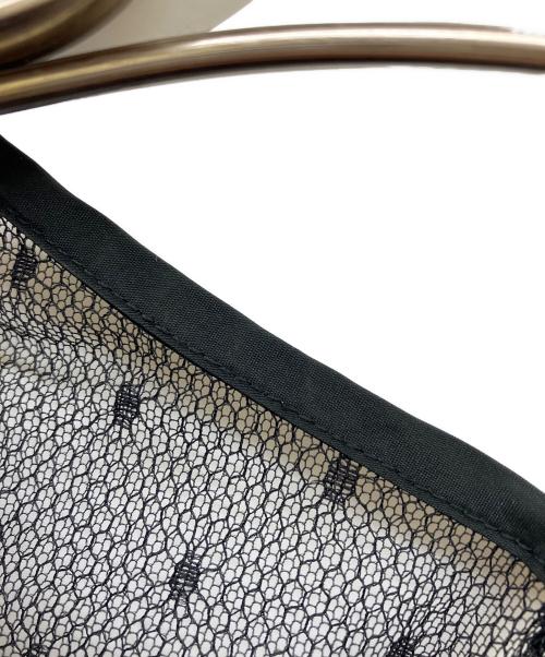 RED VALENTINO（レッドヴァレンティノ）RED VALENTINO (レッドヴァレンティノ) ノースリーブギャザーワンピース ブラック サイズ:40の古着・服飾アイテム