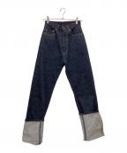 Whim Gazetteウィムガゼット）の古着「DENIM5ポケットストレートパンツ」｜インディゴ