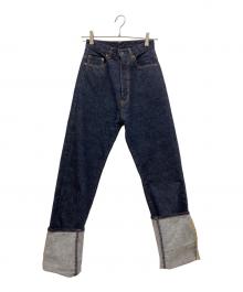 Whim Gazette（ウィムガゼット）の古着「DENIM5ポケットストレートパンツ」｜インディゴ