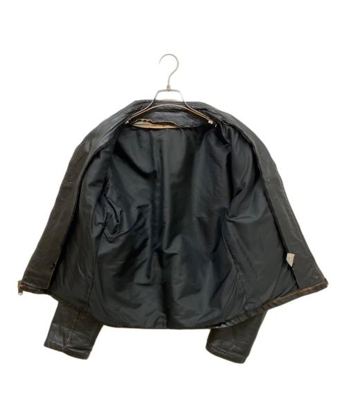 古着（フルギ）古着 (フルギ) レザージャケット ブラック サイズ:-の古着・服飾アイテム