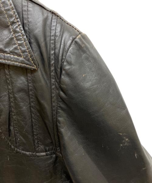 古着（フルギ）古着 (フルギ) レザージャケット ブラック サイズ:-の古着・服飾アイテム