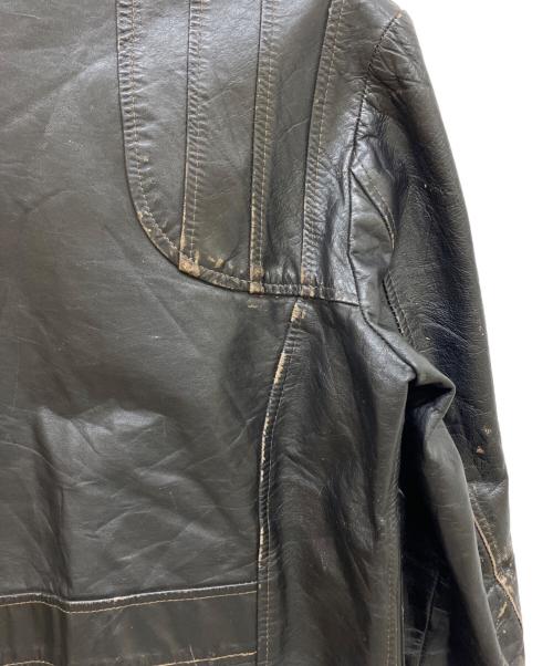 古着（フルギ）古着 (フルギ) レザージャケット ブラック サイズ:-の古着・服飾アイテム