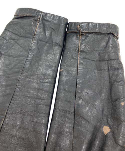 古着（フルギ）古着 (フルギ) レザージャケット ブラック サイズ:-の古着・服飾アイテム