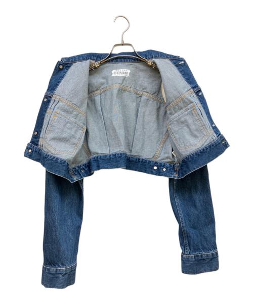 holiday（ホリデー）holiday (ホリデー) CROPPED DENIM JACKET インディゴ サイズ:FREEの古着・服飾アイテム