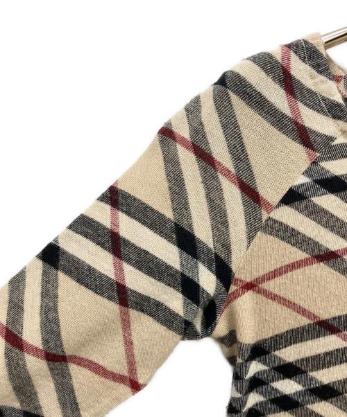 BURBERRY BLUE LABEL（バーバリー ブルー レーベル）BURBERRY BLUE LABEL (バーバリー ブルー レーベル) ノバチェックニット ベージュ サイズ:Mの古着・服飾アイテム